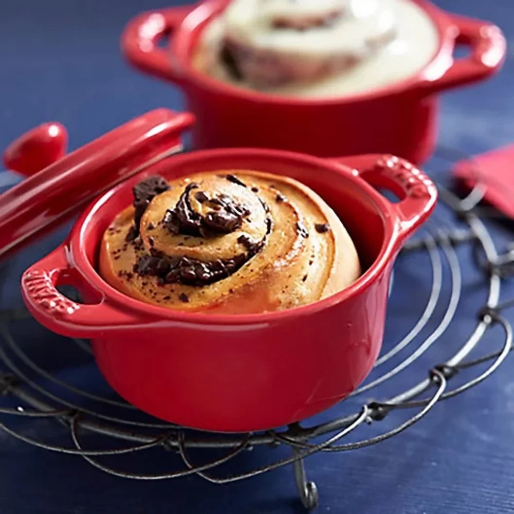 Staub Mini Round Cocotte in Cherry